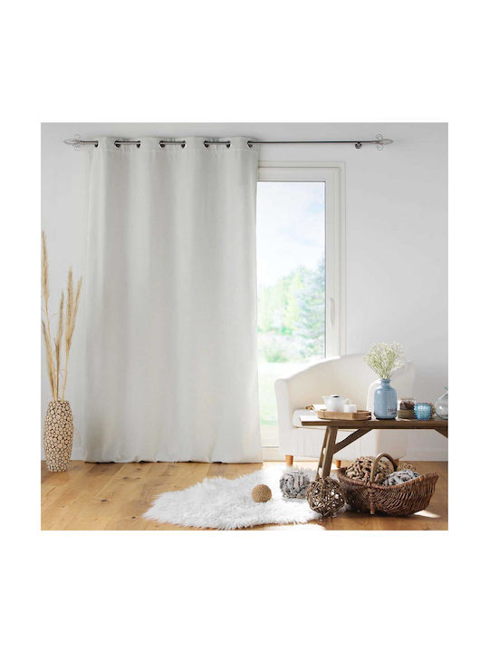 Vorhang mit Grommet L-c Jupiter Ecru 1611380 140x260cm