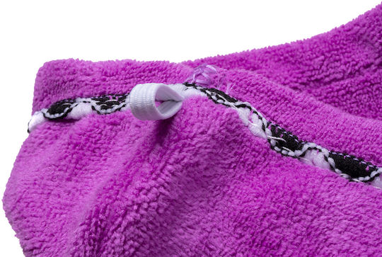 Πετσέτα Microfiber Μαλλιών Ροζ