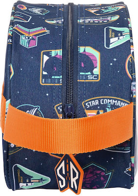 Buzz Lightyear Fabric Blue Pencil Case with 1 Compartment