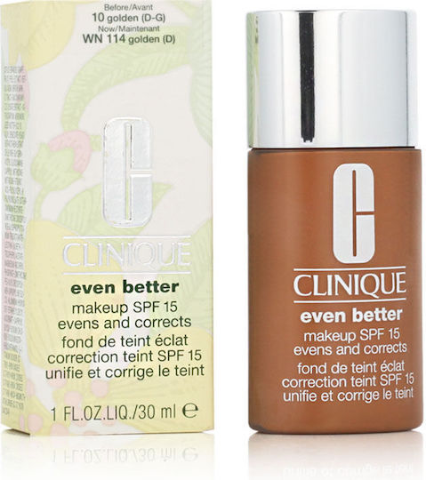 Clinique Even Better Liquid Make Up SPF15 WN114 Golden 30ml