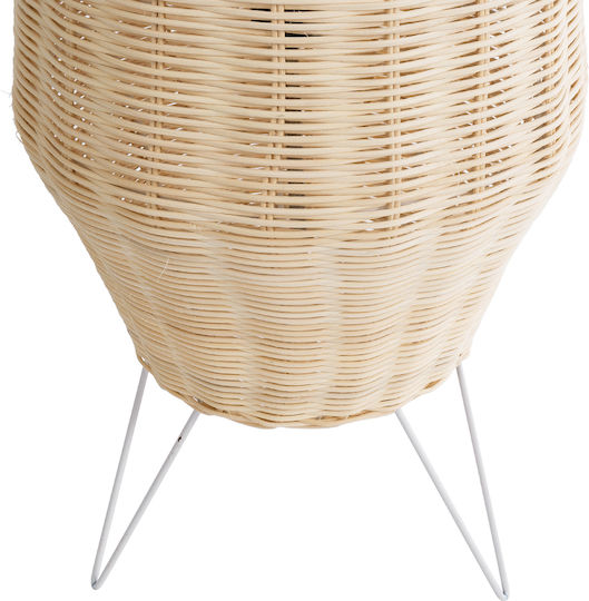 GloboStar Bolson Lampa de podea Î70xL30cm. cu Soclu pentru Bec E27 Bej