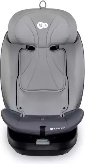 Kinderkraft i-Grow Детско Столче за Кола i-Размер с Isofix Сив 0-36 кг