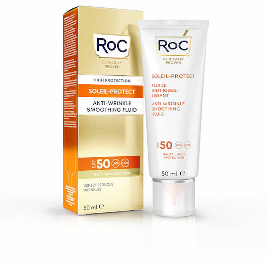 Soleil-Protect Anti-Wrinkle Smoothing Fluid Sonnencreme Lotion Gesicht SPF50 50ml