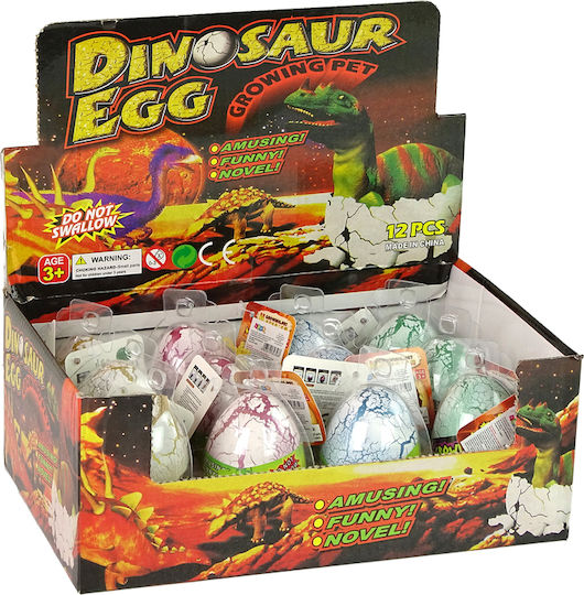 Lean Toys Hatching Magic Dinosaur Egg Growing για 3+ Ετών (Διάφορα Σχέδια)