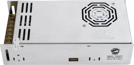 GloboStar LED Захранване IP20 Мощност 400W с Изходно Напрежение 12V
