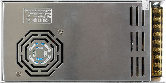 GloboStar LED Захранване IP20 Мощност 400W с Изходно Напрежение 12V
