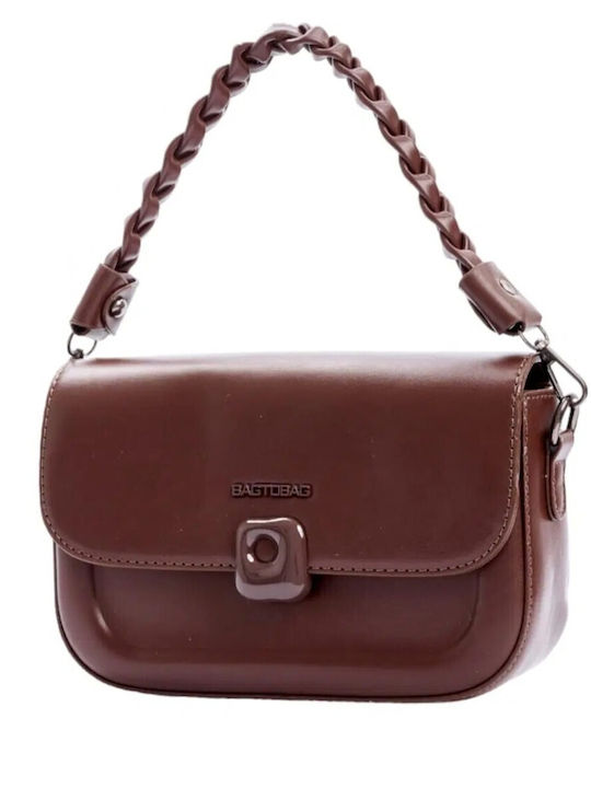 Kalliope Damen Tasche Schulter Braun