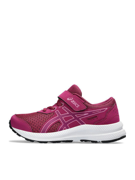Contend 8 Ps Kids Sports Shoes Running with Hoop & Loop Closure Pink