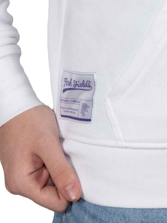 Sweatshirt with Hood White