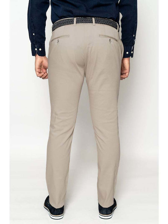 Monte Napoleone Men's Trousers Chino Beige