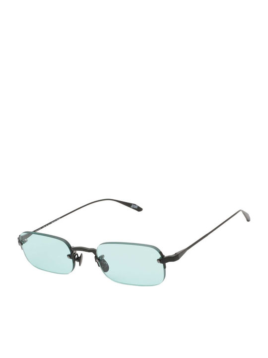 Gast Astro Unisex Γυαλιά Ηλίου με Μαύρο Μεταλλικό Σκελετό και Πράσινο Φακό AS01