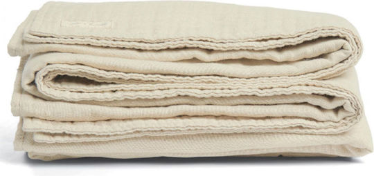 Mamas & Papas Musselin-Wickeltuch Beige 100x120cm.