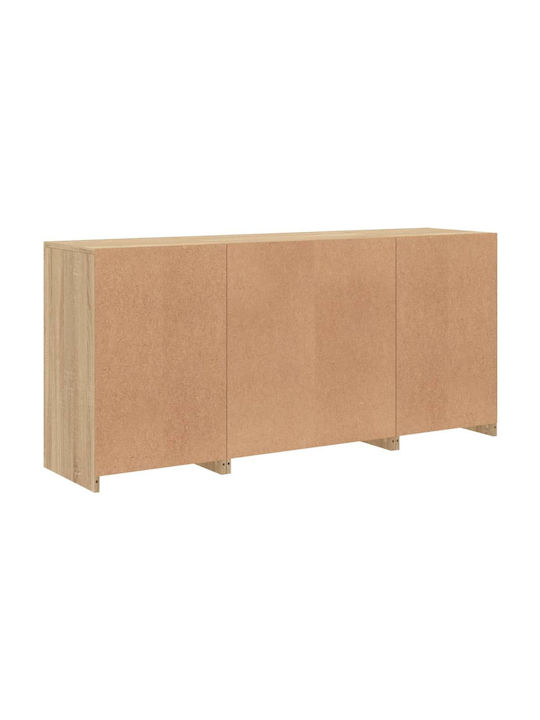 Bibliothek mit LED Coffee 142.5x37x67cm