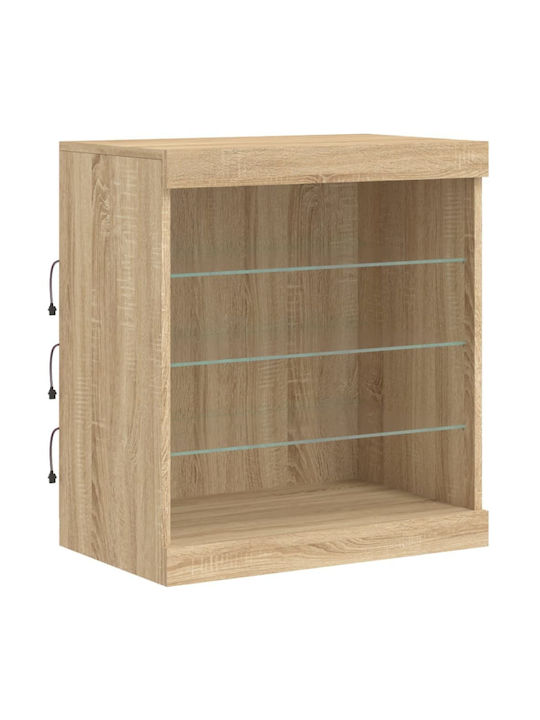 Bibliothek mit LED Coffee 142.5x37x67cm