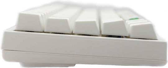 Ducky X SOU SOU One 2 Gaming Μηχανικό Πληκτρολόγιο 60% με Cherry MX Silver διακόπτες και RGB φωτισμό (Αγγλικό US) Λευκό