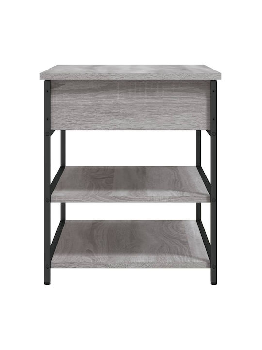 Wooden Shoe Organizer Gray 70x42.5x50cm