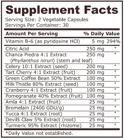 Pure Nutrition Οурик Аcid 60 Капсули