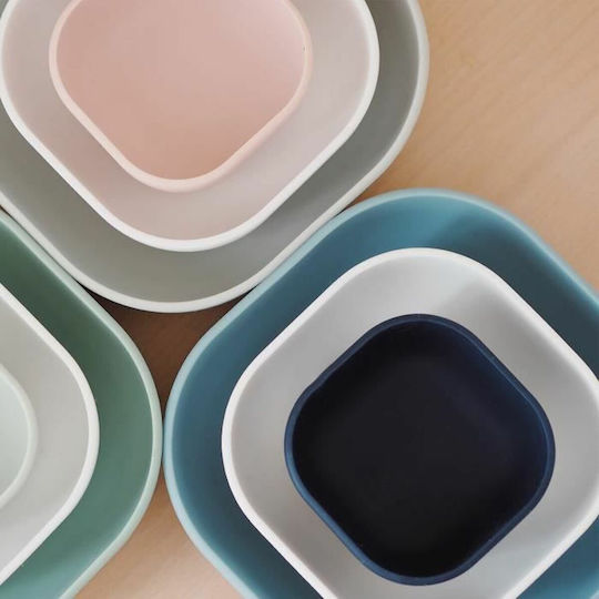 Beaba Kinderessschale aus Silikon Blau 3Stück