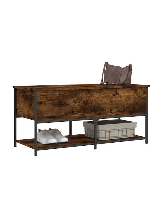 Eingangsmöbel mit Schuhschrank & Bank Smoked Oak 100x42.5x47cm