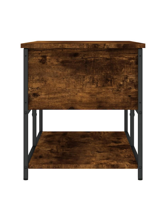 Eingangsmöbel mit Schuhschrank & Bank Smoked Oak 100x42.5x47cm