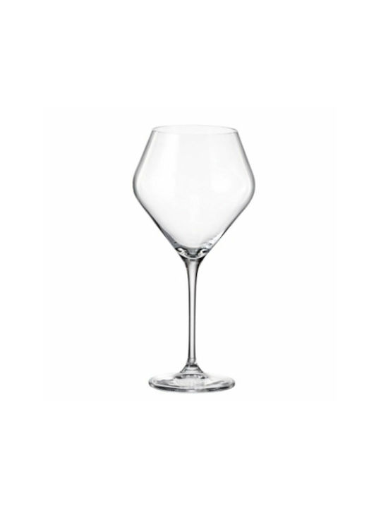 Bohemia Set of Glasses for White Wine made of Crystal Stemmed 610ml 4pcs