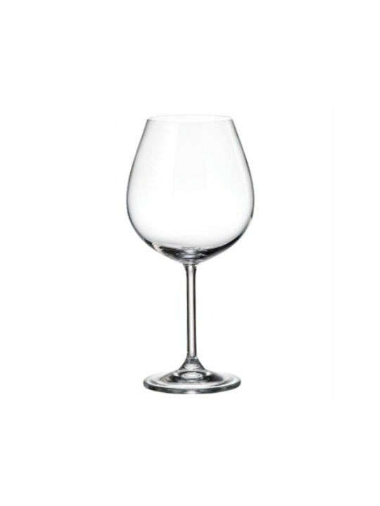 Bohemia Set of Glasses for White Wine made of Crystal Stemmed 650ml 4pcs