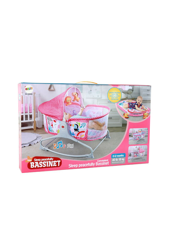 Lean Toys Λίκνο Bed Rocker με Στρώμα