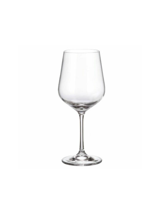 Bohemia Set of Glasses for White Wine made of Crystal Stemmed 580ml 4pcs