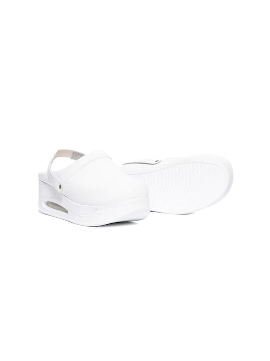 TerlikSabo Leather Anatomic Clogs White