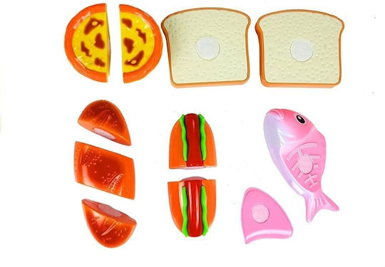 Lean Toys Hot-dog Set For Cutting Indredients In A Basket για 3+ Ετών