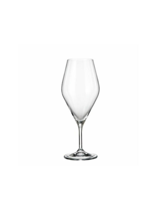 Bohemia Set of Glasses for White Wine made of Crystal Stemmed 470ml 4pcs