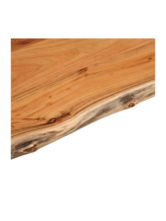 vidaXL Rectangular Bathroom Vanity Unit made of Solid Wood Acacia 120x60x2.5cm 370264 1pcs