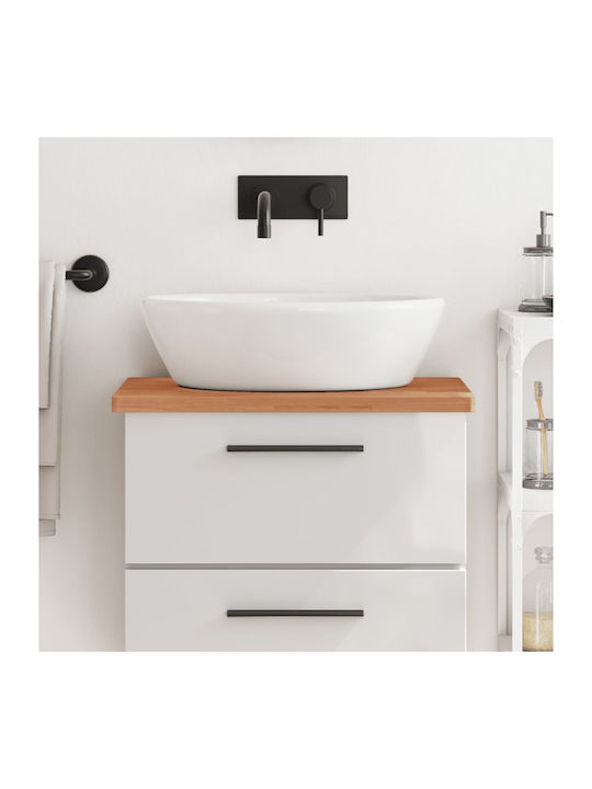 vidaXL Badezimmer-Unterschrank aus Massivholz Beech 60x40x2.5cm 356003 1Stück
