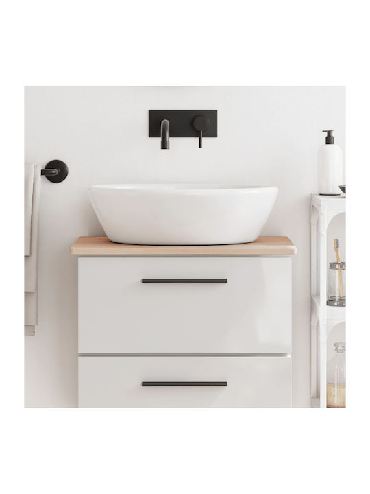 vidaXL Badezimmer-Unterschrank aus Massivholz Beech 60x40x1.5cm 355986 1Stück