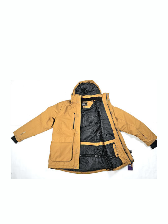 Winter Jacke Parka Wasserdicht und Winddicht Tabac Brown