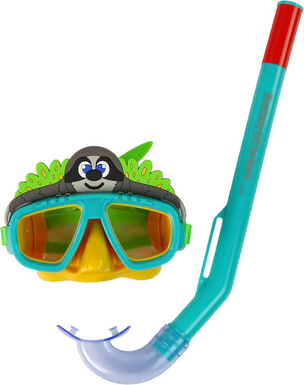 Bestway Kids Diving Mask with Snorkel Green/Blue