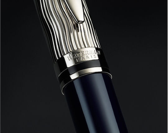 Waterman Expert Special Edition Dlx Blue CT FP F Πένα Γραφής Fine Μπλε με Μπλε Μελάνι