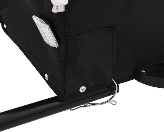 Vidaxl Bicycle Trailer Black Gray 45 Kg Iron