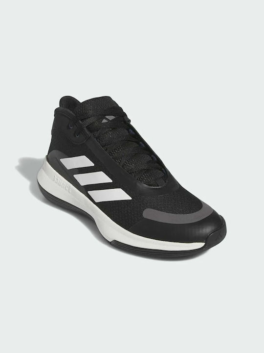 Adidas Bounce Legends Ψηλά Μπασκετικά Παπούτσια Core Black / Cloud White / Charcoal