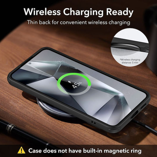 ESR Air Shield Boost Back Cover Silicone / Plastic 1.2mm Black (Galaxy S24)