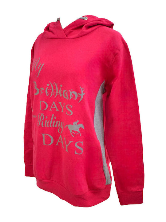 Brilliant Days Women's Hooded Fuchsia Sweatshirt