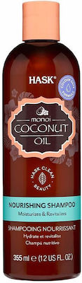 Hask Monoi Coconut Oil Shampoos Reconstruction/Nourishment for All Hair Types 355ml