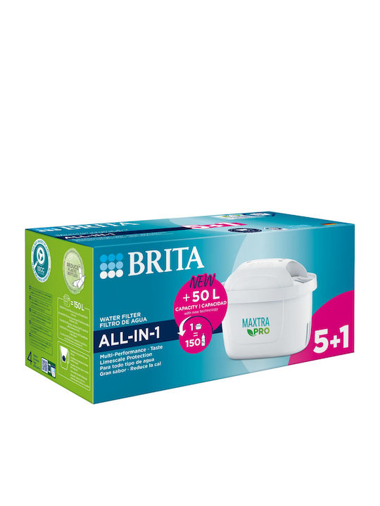Brita Ανταλλακτικό Φίλτρο Νερού για Κανάτα Maxtra Pro 6τμχ