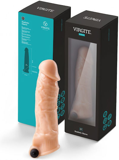 Virgite Realistic Vibrator 21cm Flesh