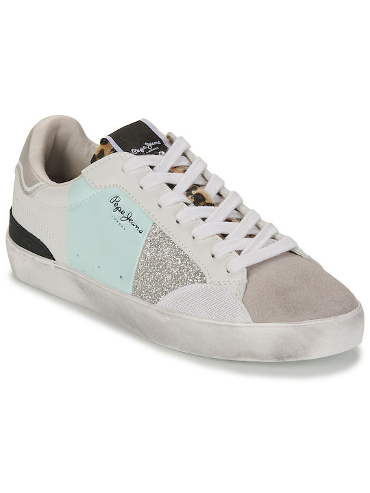 Pepe Jeans Shine Sneakers White