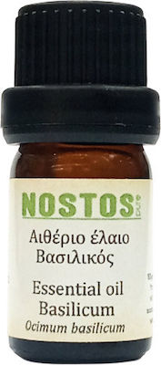 Nostos Pure Αιθέριο Έλαιο Βασιλικός 5ml