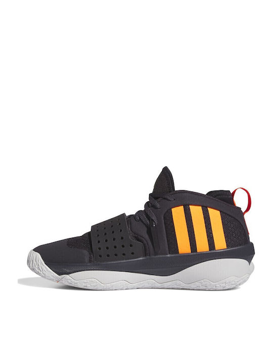 Dame 8 Extply Χαμηλά Μπασκετικά Παπούτσια Aurora Black / Signal Orange / Dash Grey