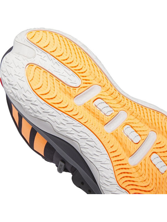 Dame 8 Extply Χαμηλά Μπασκετικά Παπούτσια Aurora Black / Signal Orange / Dash Grey