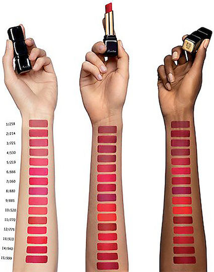 Guerlain KissKiss Tender Matte Lipstick Matte 520 Sexy Coral 3.5gr