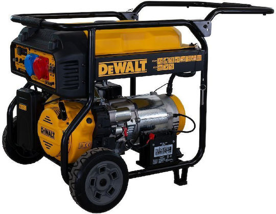 Dewalt Генератор Бензин (четиритактов) с Миза, Гуми и Максимална Мощност 10.6kVA